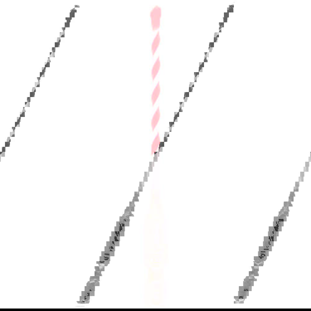 Rotary Drill/Hammer Drill Bits; Drill Bit Size (Inch): 1/8 ; Shank Type: Three Flat ; Drill Bit Material: Carbide Tipped; High Speed Steel ; Overall Length (Inch): 3-1/2 ; Drill Bit Cutting Shape: Round ; Primary Workpiece Material: Block; Brick; Concrete